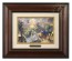 Kinkade Disney Brushworks: Beauty And The Beast Falling In Love (Classic Burl Frame)