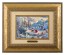 Kinkade Disney Brushworks: Beauty And The Beast's Winter Enchantment (Classic Antique Gold Frame)