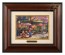 Kinkade Disney Brushworks: Mickey and Minnie Sweetheart Caf&eacute; (Classic Burl Frame)