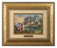 Kinkade Disney Brushworks: Mickey and Minnie Sweetheart Cove (Classic Antique Gold Frame)