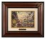 Kinkade Disney Brushworks: Minnie Rocks The Dots On Rodeo Drive (Classic Burl Frame)