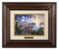 Kinkade Disney Brushworks: Pinocchio Wishes Upon A Star (Classic Burl Frame)
