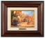 Kinkade Disney Brushworks: Rapunzel Dancing in the Sunlit Courtyard (Classic Burl Frame)