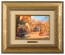 Kinkade Disney Brushworks: Rapunzel Dancing in the Sunlit Courtyard (Classic Antique Gold Frame)