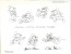Disney Publication Model Sheet: Mickey Mouse Repro Running signed Frank Thomas and Ollie Johnston