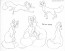Disney Publication Model Sheet: Tod and Vixie (Fox and the Hound)
