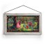 Kinkade Disney Stained Glass Art: Sleeping Beauty (Whitewash Frame)