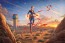 Captain Marvel - Dawn Of A New Day by Thomas Kinkade Studios