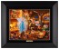 Kinkade Disney Canvas Classics: Geppetto's Pinocchio (Classic Black Frame)