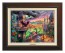 Kinkade Disney Canvas Classics: Maleficent (Classic Espresso Frame)