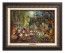 Kinkade Disney Canvas Classics: Mickey and Minnie Halloween Fun (Classic Aged Bronze Frame)
