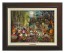 Kinkade Disney Canvas Classics: Mickey and Minnie Halloween Fun (Classic Espresso Frame)