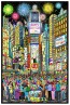 Happy New Year From Times Square by Charles Fazzino