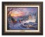Kinkade Disney Canvas Classics: Cinderella Bringing Home The Tree (Classic Aged Bronze Frame)