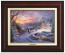 Kinkade Disney Canvas Classics: Cinderella Bringing Home The Tree (Classic Burl Frame)