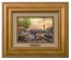 Kinkade Disney Brushworks: Mickey and Minnie in London (Classic Antique Gold Frame)