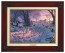 Kinkade Disney Canvas Classics: 101 Dalmatians on the Run (Classic Brandy Frame)