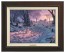 Kinkade Disney Canvas Classics: 101 Dalmatians on the Run (Classic Espresso Frame)