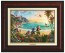 Kinkade Disney Canvas Classics: Lilo & Stitch (Classic Burl Frame)