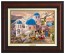 Kinkade Disney Canvas Classics: Mickey and Minnie in Greece (Classic Burl Frame)