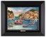 Kinkade Disney Canvas Classics: Mickey and Minnie in Italy (Classic Black Frame)