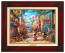 Kinkade Disney Canvas Classics: Mickey and Minnie in Mexico (Classic Brandy Frame)