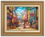 Kinkade Disney Canvas Classics: Mickey and Minnie in Mexico (Classic Antique Gold Frame)