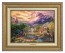 Kinkade Disney Canvas Classics: The Evil Queen (Classic Antique Gold Frame)