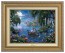 Kinkade Disney Canvas Classics: The Little Mermaid II (Classic Antique Gold Frame)