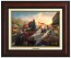 Kinkade Canvas Classics: Harry Potter Hogwarts Express (Classic Burl Frame)