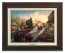 Kinkade Canvas Classics: Harry Potter Hogwarts Express (Classic Espresso Frame)
