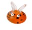 Borowski Bugzee, Paperweight, Orange (24-15-95)