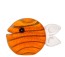 Borowski Snippy Tall, Fish, Orange (24-16-21)