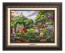 Kinkade Disney Canvas Classics: Queen of Hearts (Classic Aged Bronze Frame)