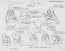 Disney Publication Model Sheet: Happy signed Ollie Johnston and Frank Thomas