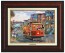 Kinkade Disney Canvas Classics: Mickey and Minnie in San Francisco (Classic Burl Frame)