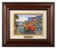 Kinkade Disney Brushworks: Mickey and Minnie in San Francisco (Classic Burl Frame)