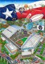 2024 MLB All-Star Game: Arlington by Charles Fazzino