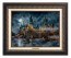 Kinkade Canvas Classics: Harry Potter Hogwarts Castle (Classic Aged Bronze Frame)