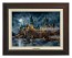 Kinkade Canvas Classics: Harry Potter Hogwarts Castle (Classic Espresso Frame)