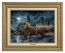 Kinkade Canvas Classics: Harry Potter Hogwarts Castle (Classic Antique Gold Frame)