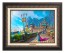 Kinkade Disney Canvas Classics: Frozen Celebration in Arendelle (Classic Aged Bronze Frame)
