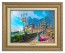 Kinkade Disney Canvas Classics: Frozen Celebration in Arendelle (Classic Antique Gold Frame)