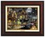 Kinkade Canvas Classics: Batman Gotham City (Classic Burl Frame)