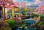 Disney Mickey and Minnie in Japan by Thomas Kinkade Studios