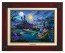Kinkade Disney Canvas Classics: The Rescuers (Classic Brandy Frame)