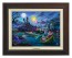 Kinkade Disney Canvas Classics: The Rescuers (Classic Espresso Frame)