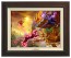 Kinkade Canvas Classics: Black Panther (Classic Espresso Frame)