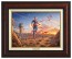 Kinkade Canvas Classics: Captain Marvel - Dawn of a New Day (Classic Burl Frame)