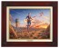 Kinkade Canvas Classics: Captain Marvel - Dawn of a New Day (Classic Brandy Frame)